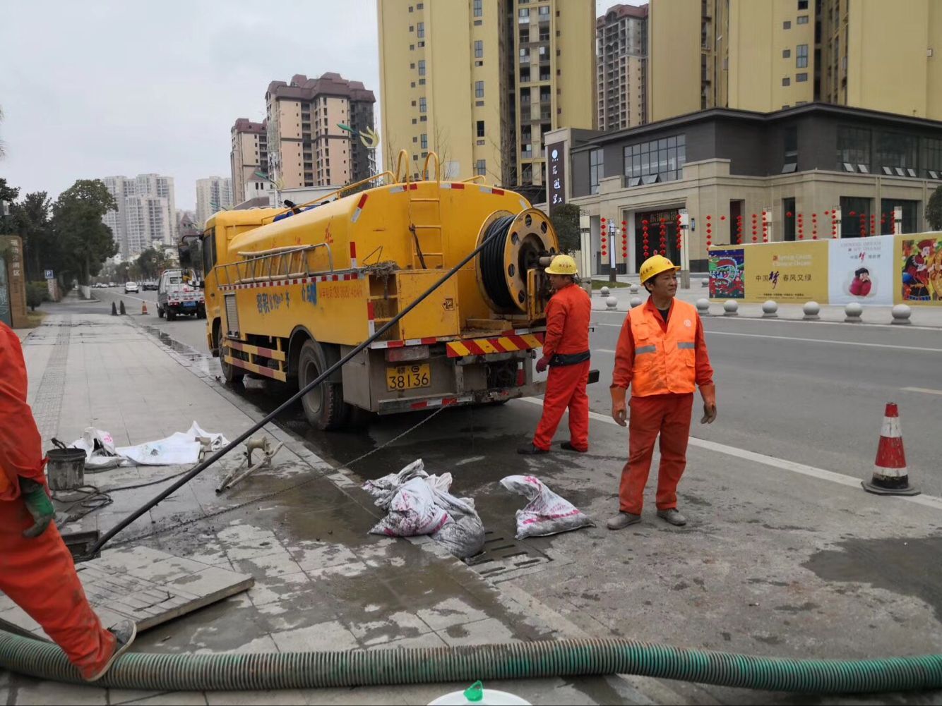 河西区街道排污管道清淤-管道清洗